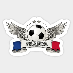 World Cup Champion France Vintage Fan Gear Sticker